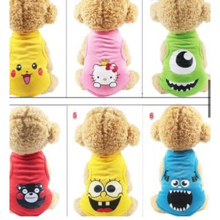 Áo hoạt hình cho thú cưng đủ size 1-10kg