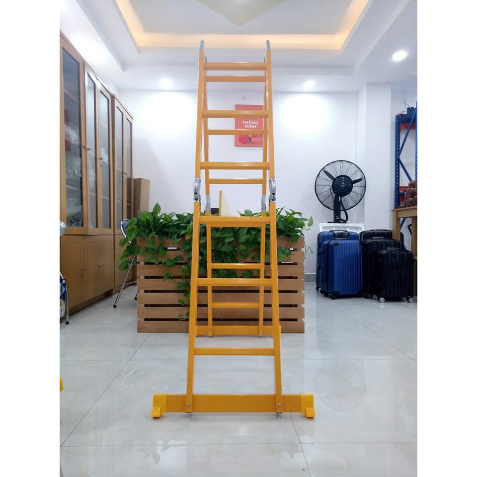 Thang nhôm gấp 4 đoạn đa năng 4,7m JUMBO B304