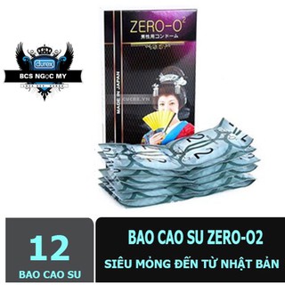 Bao cao su siêu mỏng Zero 02 hộp 12 cái