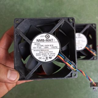 Quạt server máy tính NMB  khỏe mạnh, vuông 9cm 4pin