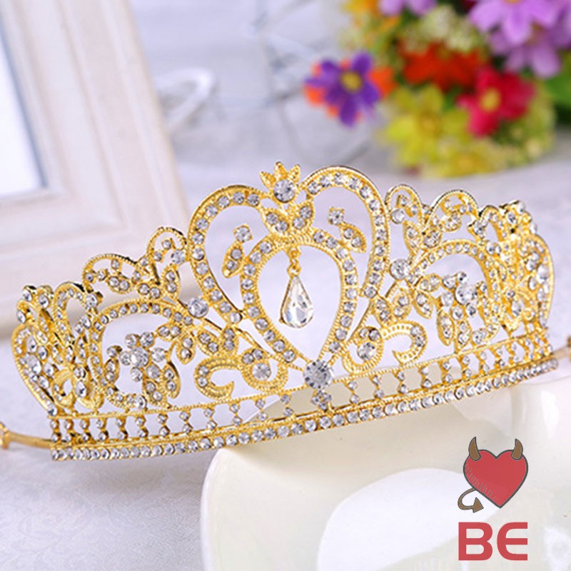 YADORNOS Vương Miện Đính Đá Lấp Lánh Sang Trọng Tỏa sáng Cho Cô Dâu