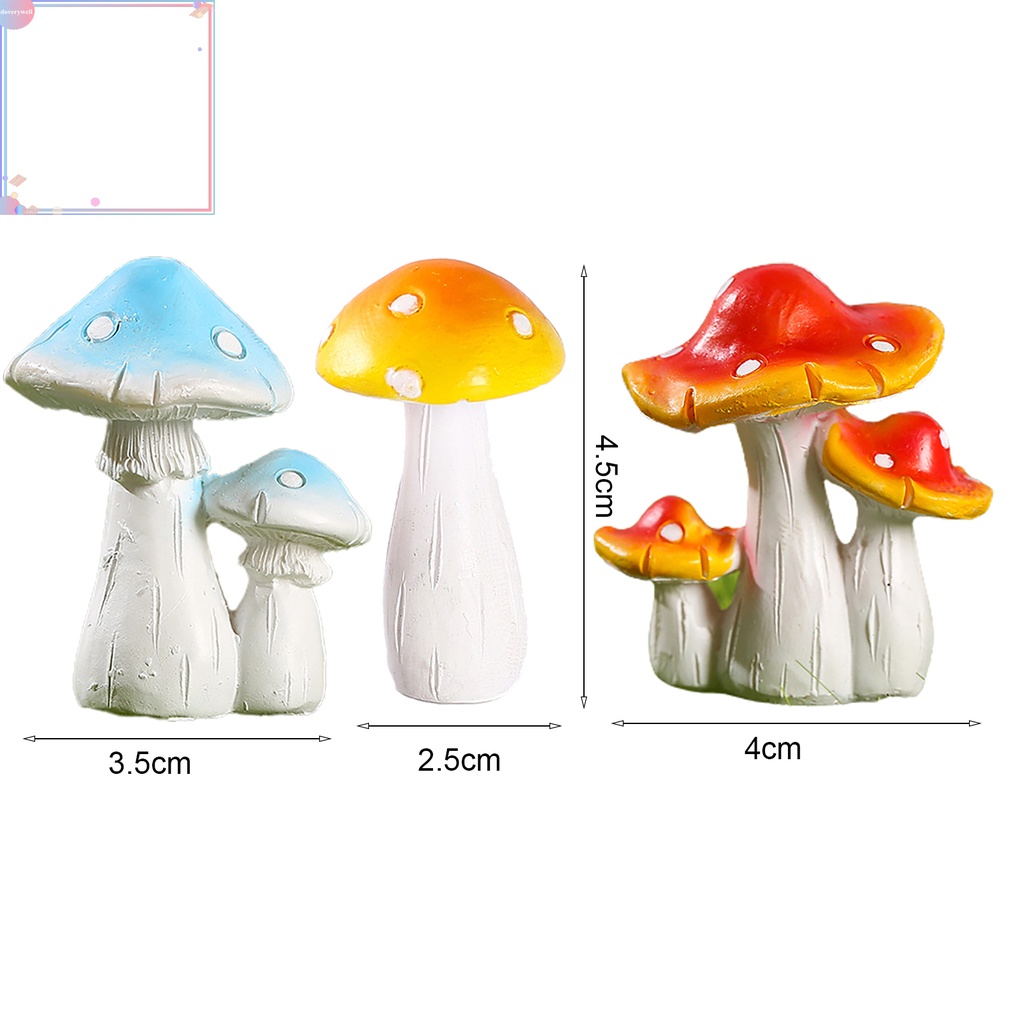 Đồ trang trí cây nấm sáng tạo trang trí sân vườn