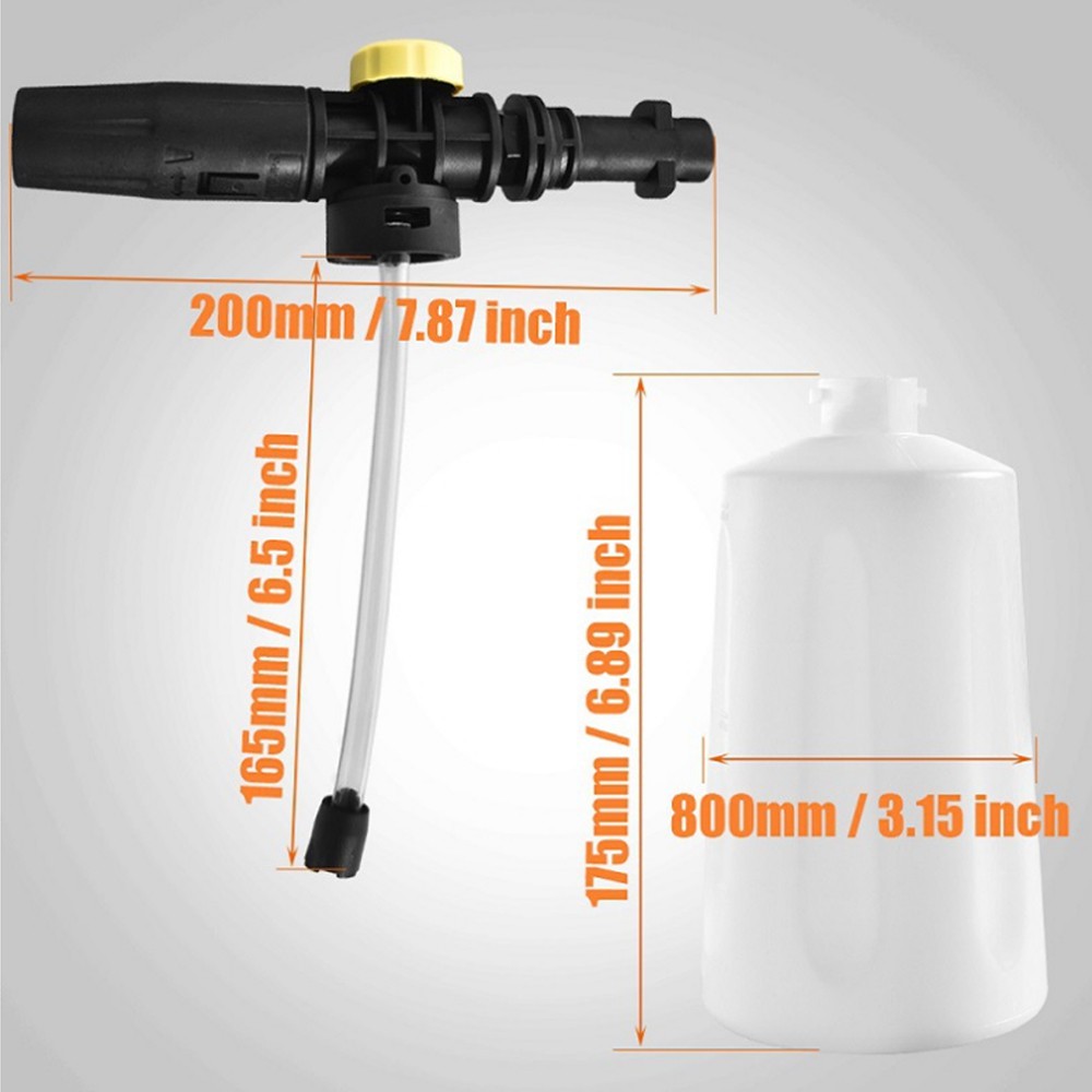 BOSCH KARCHER Bình Xịt Bọt Tuyết Rửa Xe Hơi Áp Suất 750Ml