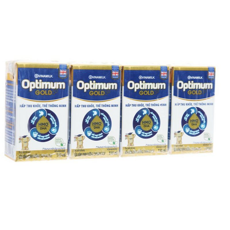 Sữa Optimum 110ml lốc 4 hộp
