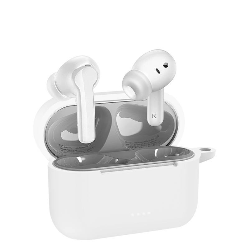 Vỏ bảo vệ hộp sạc tai nghe TOZO NC2 bằng silicon chống sốc chống bụi có thể giặt được