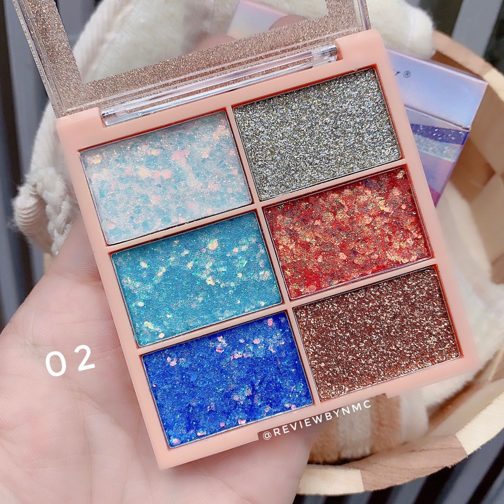 Nhủ mắt kim tuyến Glitter Any Lady 6 ô | BigBuy360 - bigbuy360.vn