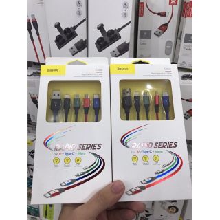 Cáp sạc 4 trong 1 Baseus - CA1T4 (Lightning - Type C - Micro USB