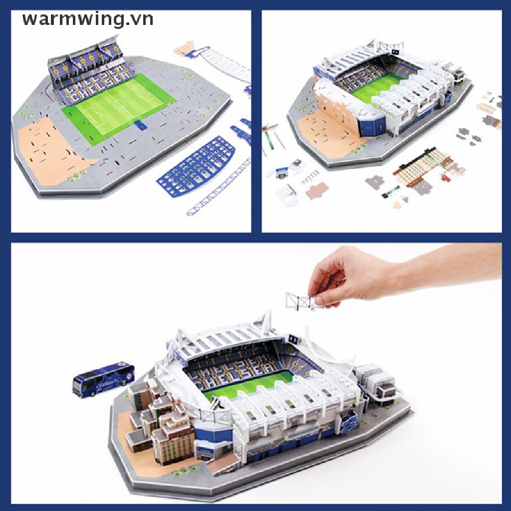 Mô Hình Lắp Ráp Sân Vận Động 3D DIY