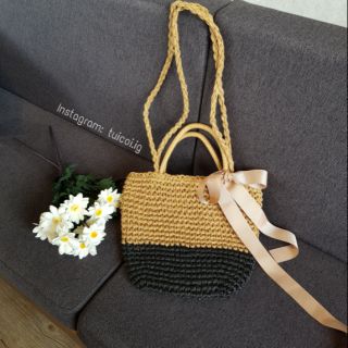 Túi đan sợi cọ loại 1
