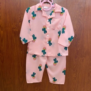 Bộ lanh pijama bé gái
