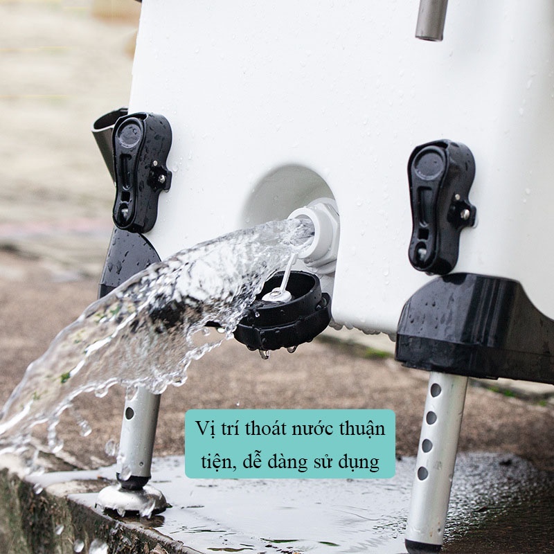 Thùng Câu Đài Rice Fishing Đa Năng Thể Tích 29L giữ nhiệt cực tốt, giải quyết mọi địa hình khi đi câu cá KK-41