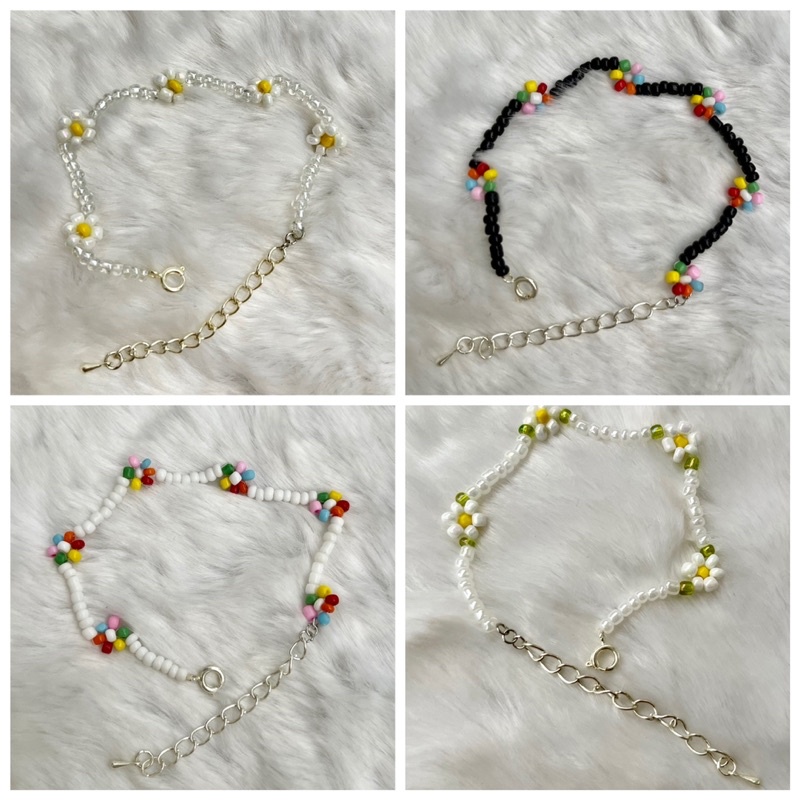 Vòng tay hoa cườm handmade