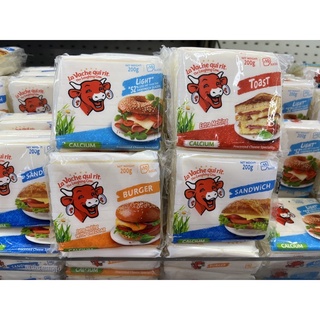 PHÔ MAI LÁT CON BÒ CƯỜI BURGER/SANDWISH/TOAST/LIGHT 200G (10 LÁT)
