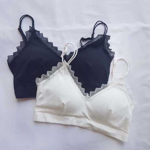 (385)bra viền ren gân tăm lạnh_ tháo dời mút_áo lá