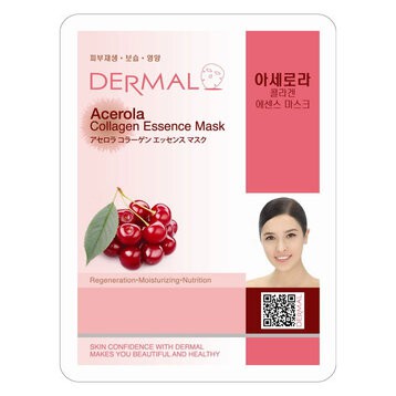 Mặt Nạ Dermal Chiết Chất Sơ Ri Dưỡng Sáng Da 23g Acerola Collagen Essence Mask #8