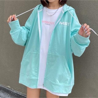 Khoác Hoodie Zip MissOut Unisex