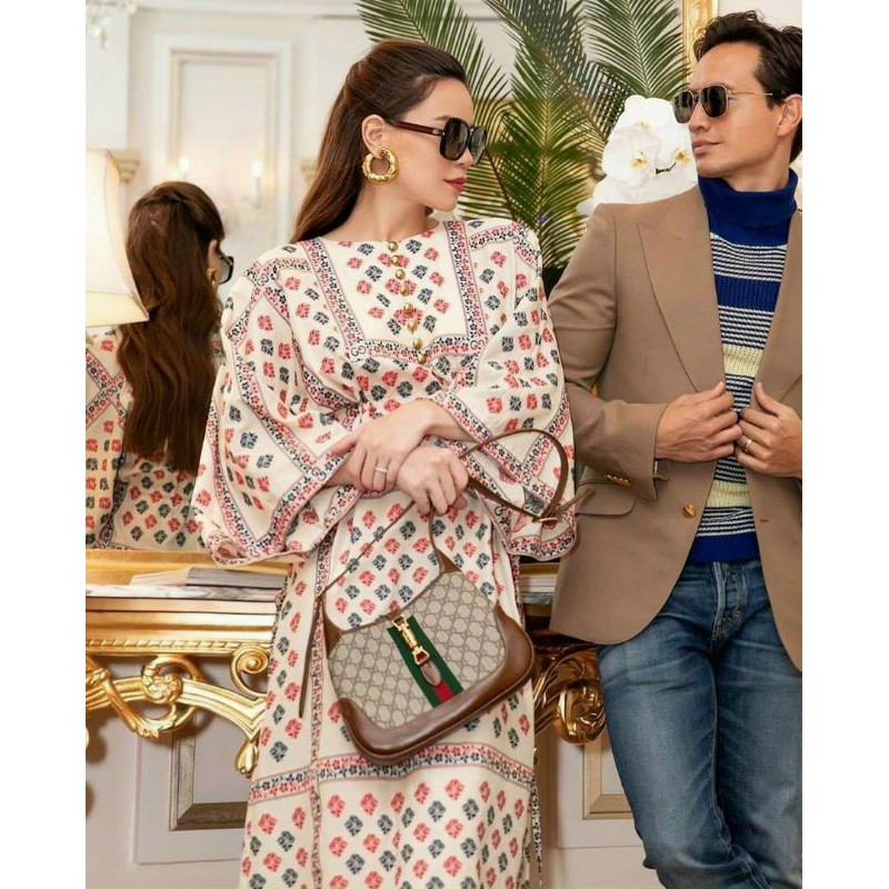 Túi xách kẹp nách size 18cm kèm dây đeo chéo fullbox