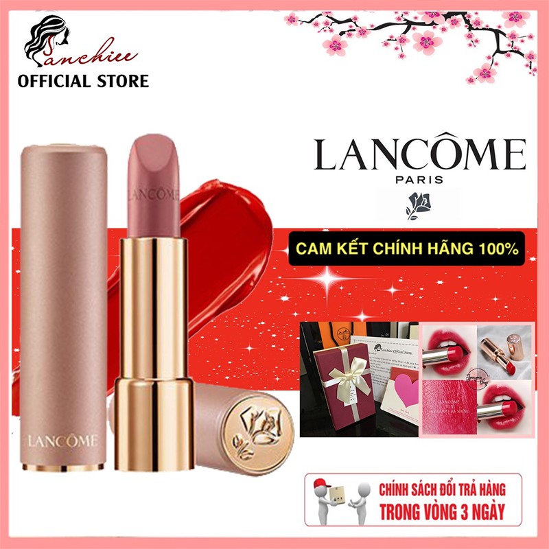[𝘊𝘩𝘪́𝘯𝘩 𝘏𝘢̃𝘯𝘨] Son Lì Cao Cấp Lancome L'Absolu Rouge 2020 - Vỏ vàng sang trọng quý phải