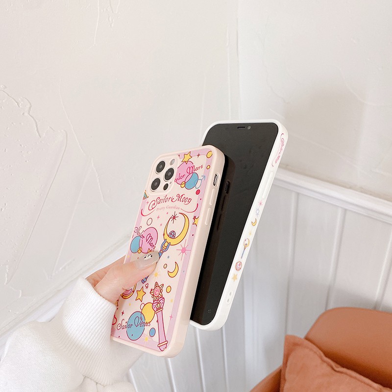 Ốp Điện Thoại In Hình Thủy Thủ Mặt Trăng Cho iPhone 13 11 12 Pro Max se2 xr xmax i7 8plus i8