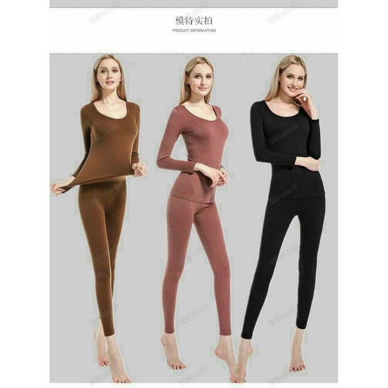 Bộ quần áo giữ nhiệt len tăm gân Henny Roe | BigBuy360 - bigbuy360.vn