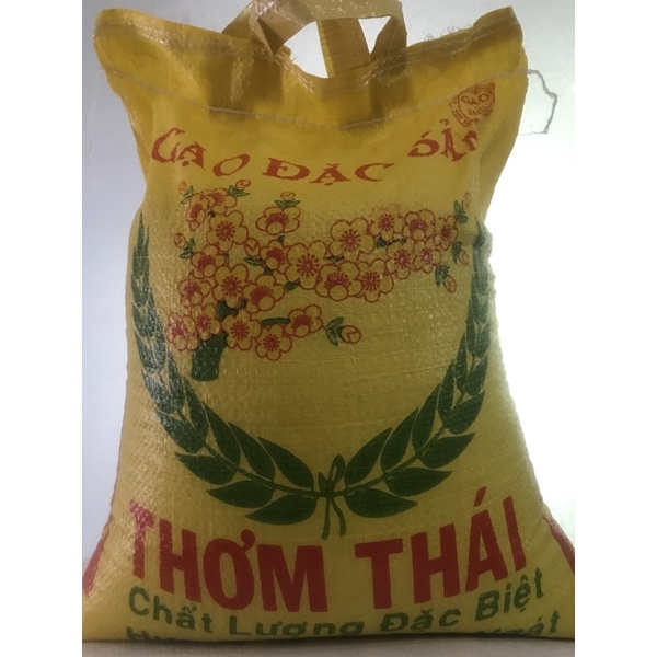 Gạo thơm thái 10kg Dẻo vừa Mềm thơm nhẹ