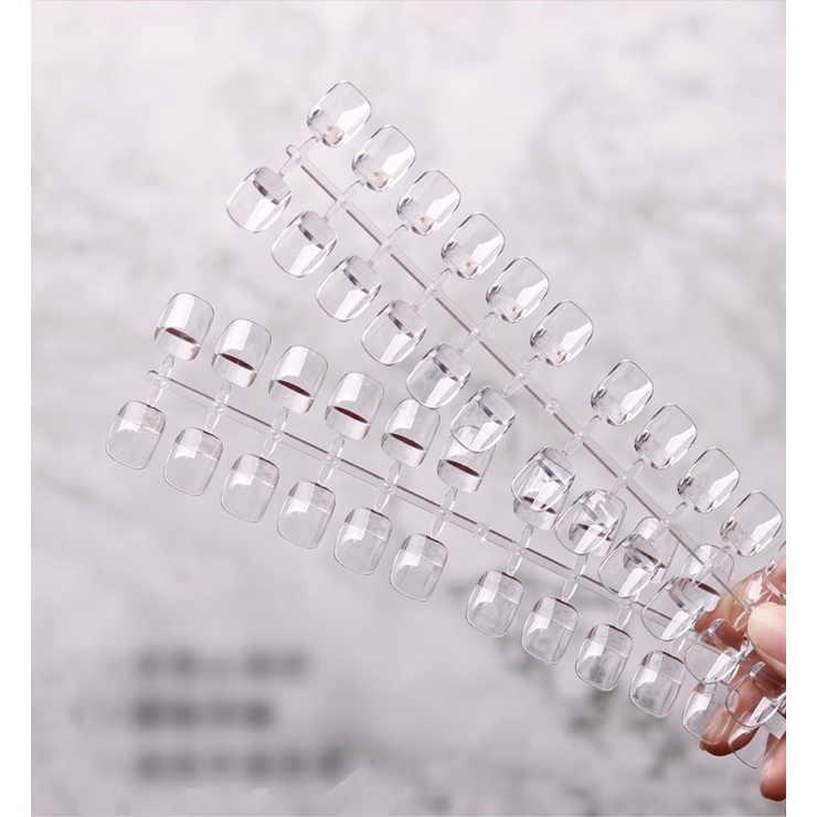 Móng Mẫu Vuông Dùng Tập Sơn, Tập Vẽ Nail, Hoạt Hình, 1 Bì 10 Thanh 240 Móng