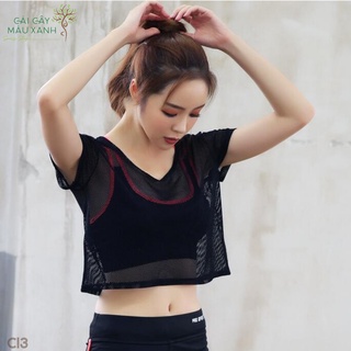 Áo Croptop Lưới QC Form Rộng