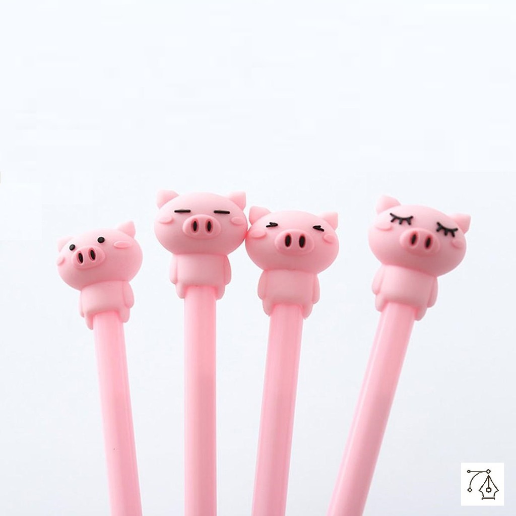 Bút gel nước ngộ nghĩnh mực gel 0.38mm Pison bút bi nước dễ thương cute văn phòng ...