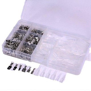 ☪Top☪ 270pcs Electrical Wire Crimp Terminal Connector Male Female Spade Assorted Kit