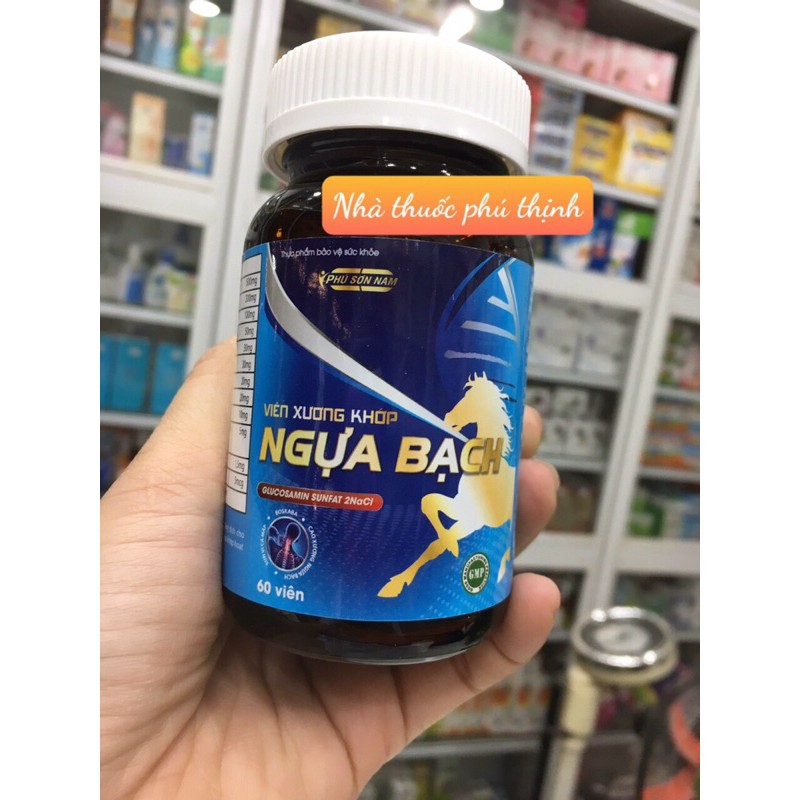 ✅Viên xương khớp ngựa bạch 60 viên date mới