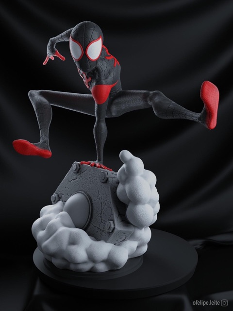 Spiderman Miles Morales figure