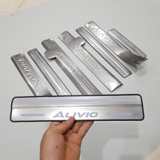 Bộ ốp bậc cửa, Nẹp bước chân Suzuki Ciaz 2019 mẫu INOX