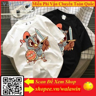 Áo thun tay ngắn đủ size mẫu Chiến Binh Cú Mèo