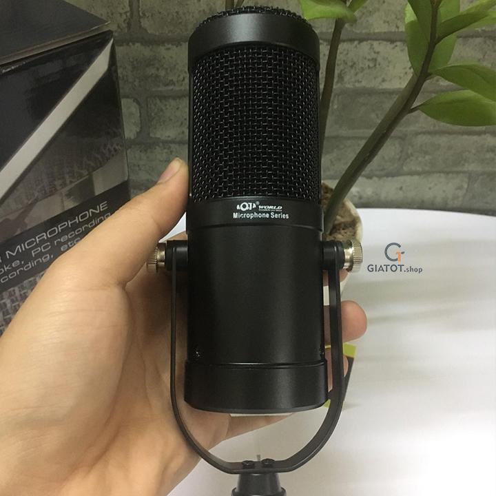 Combo sound card H9 micro thu âm AQTA AQ210 và phụ kiện