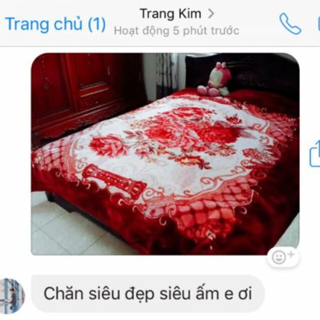 Chăn lông tuyết 5kg LOẠI 1(kèm túi xách) 🎊🎊🎊