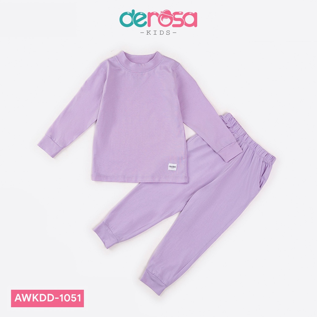 Quần áo giữ nhiệt DEROSA KIDS cho bé trai và bé gái (2 - 6 tuổi) AWKDD1051-1133B