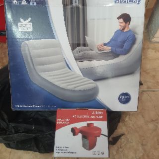 Ghế hơi Bestway kiểu mới + kèm bơm điện