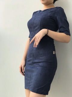 Đầm nữ chất nhung cao cấp GenViet