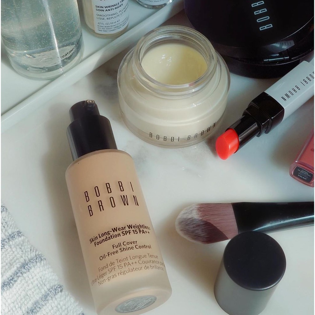 KEM NỀN KIỀM DẦU LÂU TRÔI BOBBI BROWN SKIN LONGWEAR WEIGHTLESS FOUNDATION SPF 15 PA++ 30ML