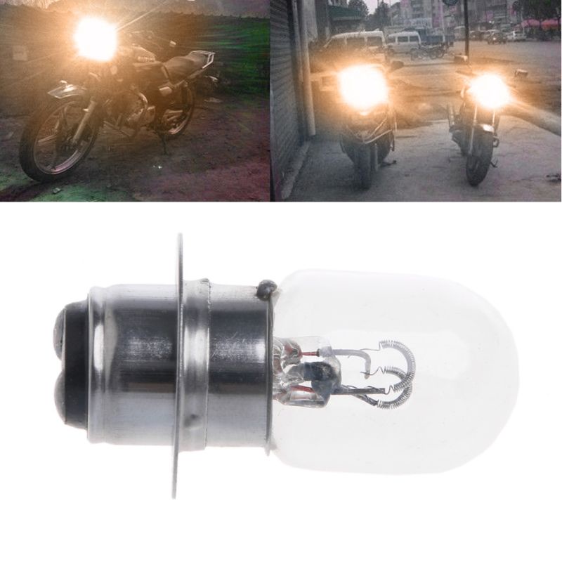 Bóng Đèn Pha Xe Máy Màu Trắng P15D-25-1 DC 12V 35W