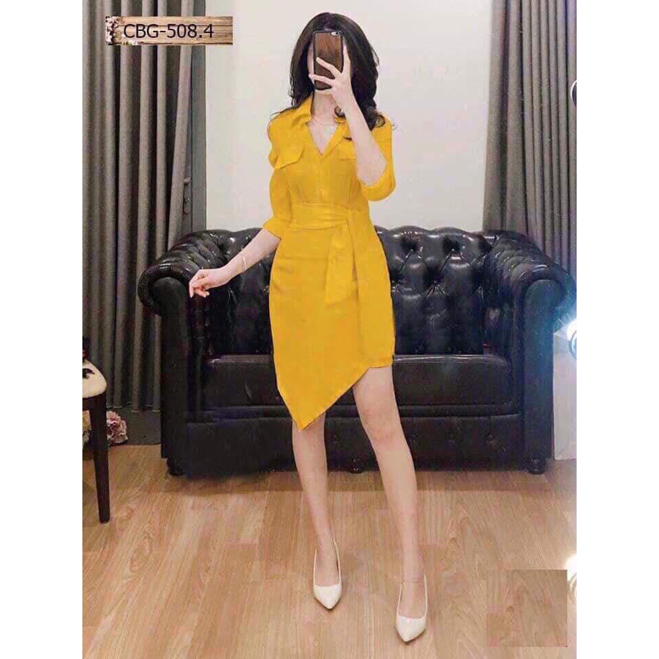 VÁY VOAN LỤA PHONG CÁCH SƠ MI THỜI TRANG THIẾT KẾ CAO CẤP VESTA VV01 | BigBuy360 - bigbuy360.vn