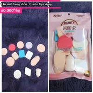 Bông phấn keli 1 gói 13 miếng