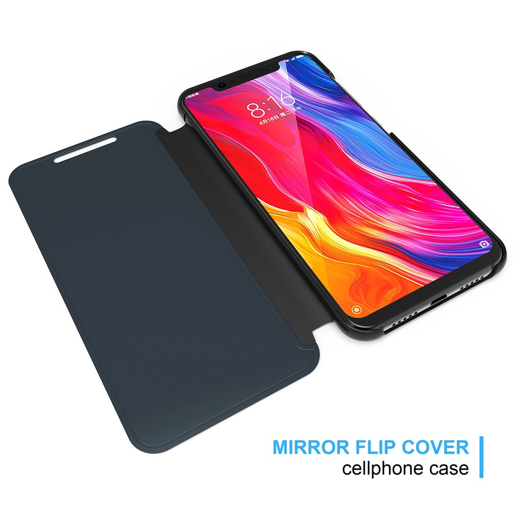 Electroplating Mirror Flip Luxury Cover Case Xiaomi Redmi note 5 pro 5A Plus s2