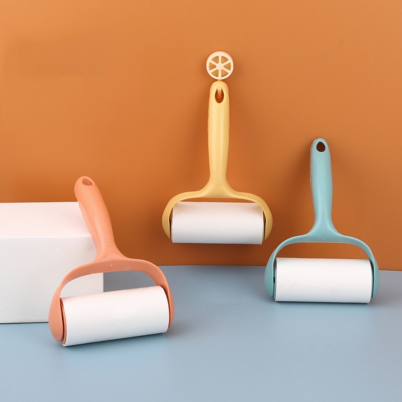 Cây lăn bụi quần áo giường dính lông chó mèo iLita đa năng muji mini cán dài 16cm 60 90 lớp làm sạch chăn nệm