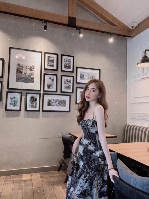 Váy 2 dây loang chất lụa mềm bao đẹp | BigBuy360 - bigbuy360.vn