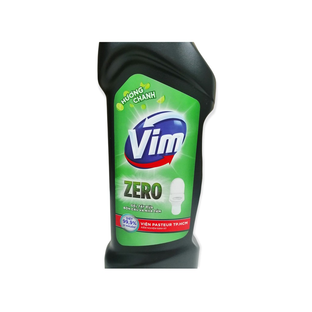 Tẩy Bồn Cầu Và Nhà Tắm Vim Zero Hương Chanh Chai 750ml