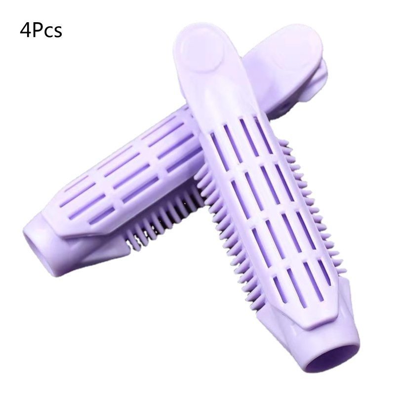 Set 4 Kẹp Tóc Xoăn Tự Nhiên Bằng Nhựa Dành Cho Nữ