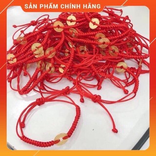 Combo 50 vòng tay đồng xu vàng may mắn chiêu tài lộc
