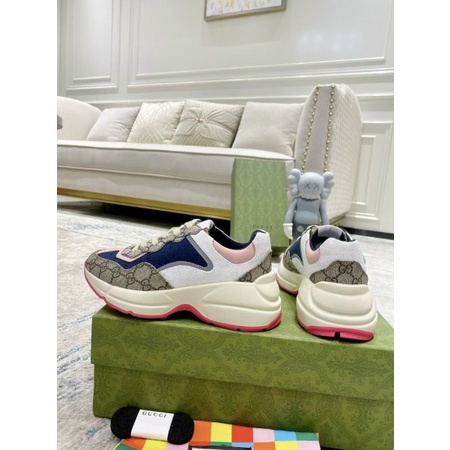 Giày thể thao sneaker nâng đế đế hồng siêu nhẹ fullbox