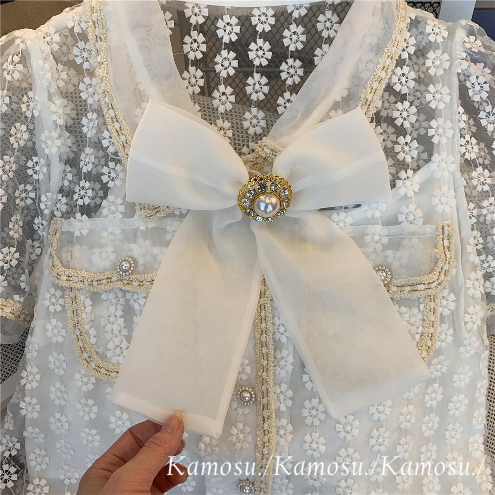 Xiaoxiangfeng suit female summer 2022 new socialite temperament high feeling small dress two-piece set of foreign style